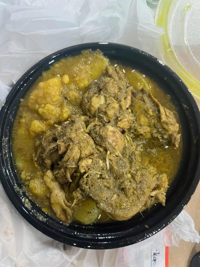 Curry Chicken Buss Up Shut.