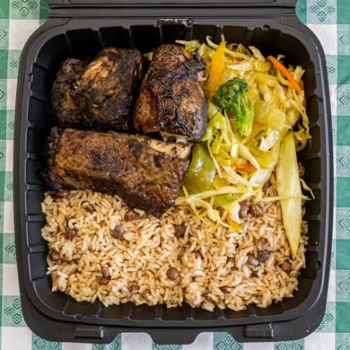 Large Jerk Chicken.