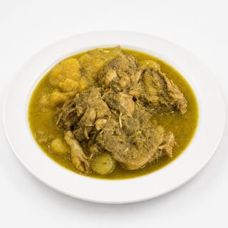 Curry Chicken Buss Up Shut