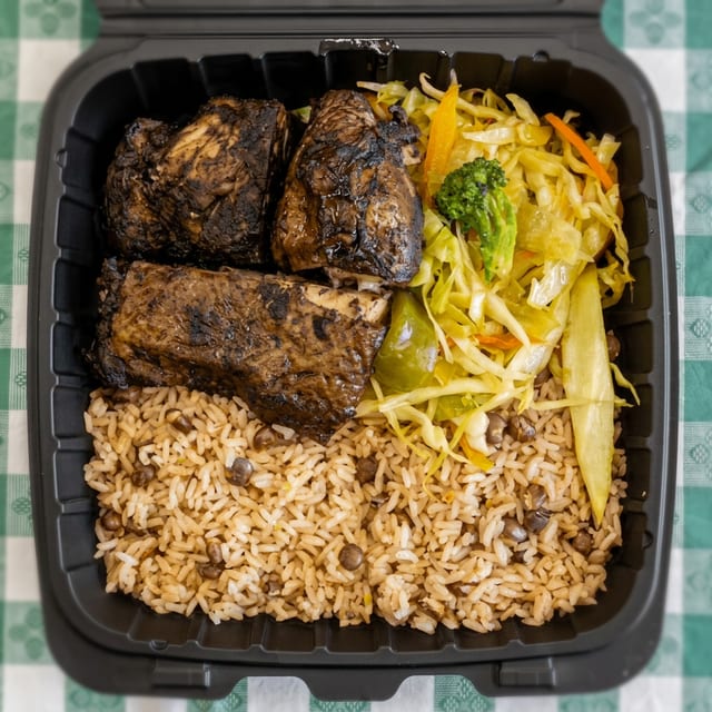 Large Jerk Chicken.